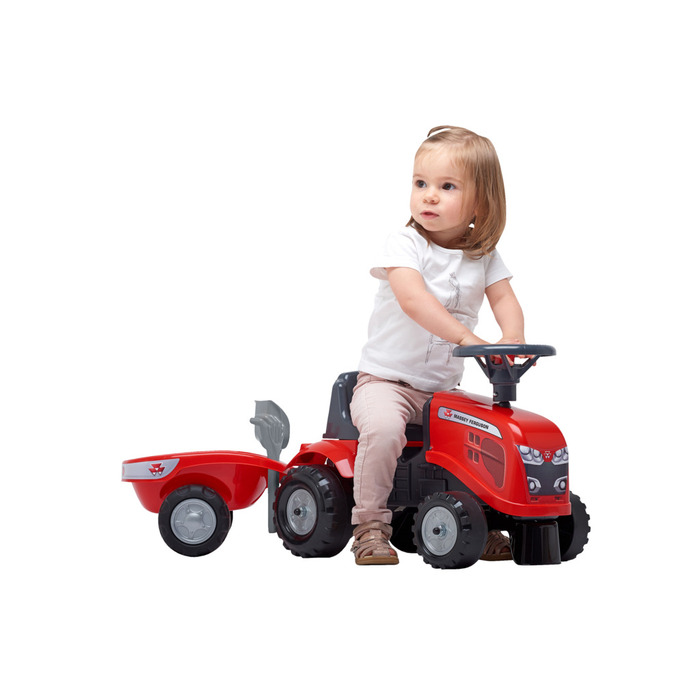Gåtraktor Massey Ferguson Röd Falk